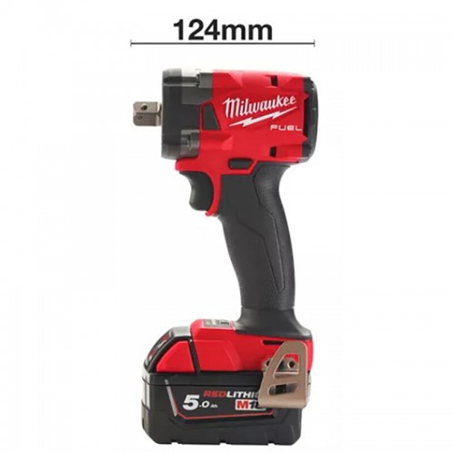 Гайковерт аккумуляторный бесщеточный MILWAUKEE 1/2\" (339 Нм) M18 FIW2P12-502X, с пином (ЗУ+2Х5Ач)