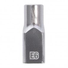 Головка торцевая хромированная TORX Е-стандарт ¼”  MILWAUKEE, E6