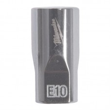 Головка торцевая хромированная TORX Е-стандарт ¼” MILWAUKEE, E10