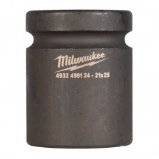 Головка ударная для ж/д креплений ShW 1'' 4гр. STD MILWAUKEE, 21х28мм