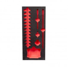 Ложемент для головок удлиненных ShW 1/4\" SKT MILWAUKEE, (17шт) (45х178,5х417мм) для тележек