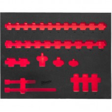 Ложемент для головок ShW 1/2\" STD MILWAUKEE, (32шт) (45х536х417мм) для тележек