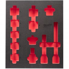 Ложемент для головок ShW 3/4\" STD MILWAUKEE, (12шт) (45х536х417мм) для тележек