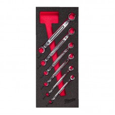 Ложемент с ключами разрезными Flare Nut MILWAUKEE, (6шт) (45х178,5х417мм) для тележек