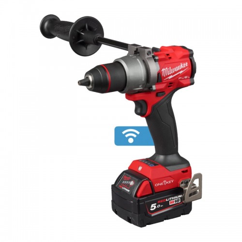 Дрель-шуруповёрт аккумуляторная бесщёточная ударная MILWAUKEE M18 ONEPD3-502X (158Нм)(ЗУ+2Х5Ач+кейс)