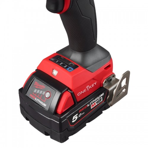 Дрель-шуруповёрт аккумуляторная бесщёточная ударная MILWAUKEE M18 ONEPD3-502X (158Нм)(ЗУ+2Х5Ач+кейс)