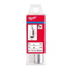 Кольцевая фреза по металлу MILWAUKEE HSS (WELDON), Ø21x50мм