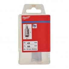Кольцевая фреза по металлу MILWAUKEE HSS (WELDON), Ø45x50мм
