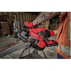 Пила ленточная аккумуляторная бесщёточная MILWAUKEE M18 FBS85-202C (ЗУ+2акк.Х2Ач+кейс)