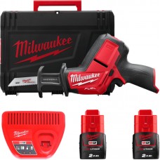 Пила сабельная аккумуляторная бесщеточная MILWAUKEE M12 CHZ-202C (ЗУ+2акк.Х2Ач+кейс)