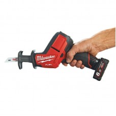 Пила сабельная аккумуляторная бесщеточная MILWAUKEE M12 CHZ-202C (ЗУ+2акк.Х2Ач+кейс)