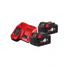 Энергокомплект MILWAUKEE M18 NRG-402С (ЗУ M12-18FC+2акк.Х4Ач В4)
