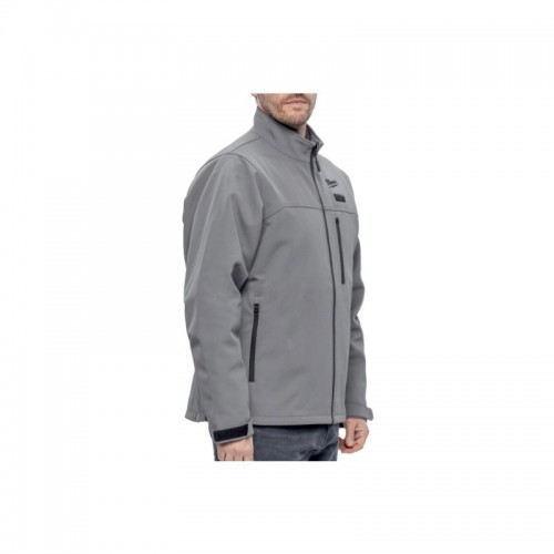 Куртка с електроподогревом MILWAUKEE, M12 HJGR6-0(XL), серая, (XL)