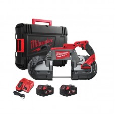 Пила ленточная аккумуляторная бесщёточная MILWAUKEE M18 CBS125-502C (ЗУ+2акк.Х5Ач+кейс)