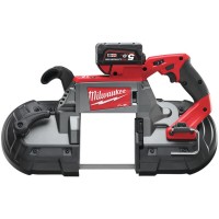 Пила стрічкова акумуляторна безщіткова MILWAUKEE M18 CBS125-502C (ЗУ+2акк.Х5Ач+кейс)