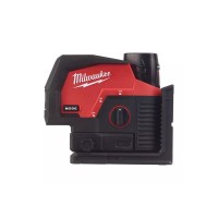 Нівелір лінійно-крапковий акумуляторний MILWAUKEE M12 CLLP-301C (зелений промінь)