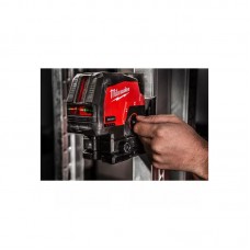 Нивелир линейно-точечный аккумуляторный MILWAUKEE M12 CLLP-301C (зелёный луч)