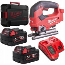 Пила лобзиковая аккумуляторная бесщёточная MILWAUKEE M18 FJS-502X (ЗУ+2акк.Х5Ач+HDкейс)