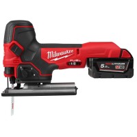 Пила лобзиковая аккумуляторная бесщёточная MILWAUKEE M18 FBJS-502X (ЗУ+2акк.Х5Ач+HDкейс)