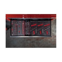 Ложемент с ключами рожково-накидными MAX BITE MILWAUKEE (27шт) (45х536х417мм) для тележек