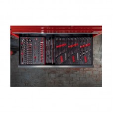 Ложемент с ключами рожково-накидными MAX BITE MILWAUKEE (27шт) (45х536х417мм) для тележек