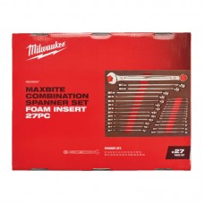 Ложемент с ключами рожково-накидными MAX BITE MILWAUKEE (27шт) (45х536х417мм) для тележек