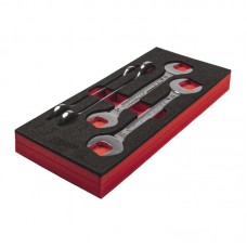 Ложемент с ключами рожкововыми MILWAUKEE (4шт) (45х178,5х417мм) для тележек