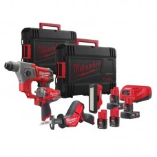 Набор из 4х инструментов аккумуляторных бесщеточных MILWAUKEE M12 FPP4C-624P