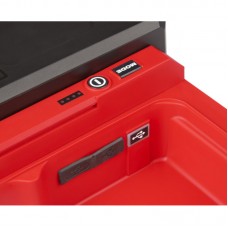 Фонарь светодиодный аккумуляторный/органайзер, с портами USB-A и USB-C MILWAUKEEM 12 POAL-0 PACKOUT