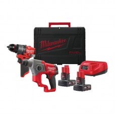 Набор из 2х инструментов аккумуляторных бесщеточных MILWAUKEE M12 FPP2F2-402X