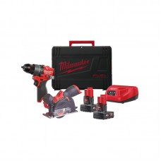 Набор из 2х инструментов аккумуляторных бесщеточных MILWAUKEE M12FPP2G2-402X