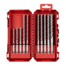 Набір бурів SDS-PLUS MX4 PACKOUT MILWAUKEE (5/6/6/6/6/8/8/8/10/12мм) Set 3, (10шт)