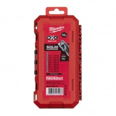 Набір бурів SDS-PLUS MX4 PACKOUT MILWAUKEE (5/6/6/6/6/8/8/8/10/12мм) Set 3, (10шт)
