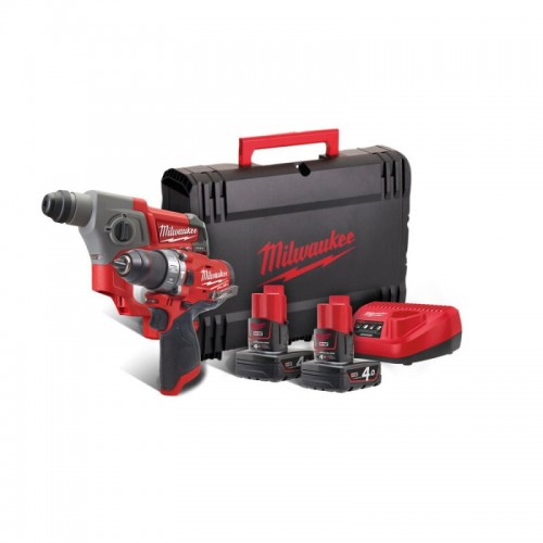 Набор из 2х инструментов аккумуляторных бесщеточных MILWAUKEE M12 FPP2B-602X