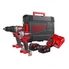Набор из 2х инструментов аккумуляторных бесщеточных MILWAUKEE M18 BLPP2A2-502X
