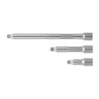 Набір подовжувачів хромованих Wobble для головок ½” MILWAUKEE, (3шт)