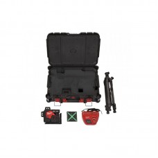 Нивелир лазерный аккумуляторный 3D MILWAUKEE, M12 3PLSKIT-401P (ЗУ+1акк.Х4Ач+оборудование+PACKOUT)