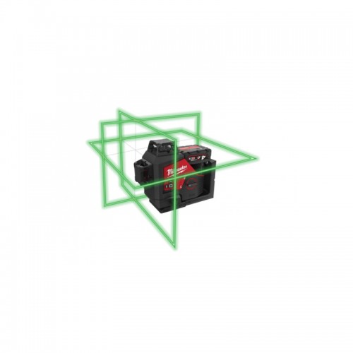Нивелир лазерный аккумуляторный 3D MILWAUKEE, M12 3PLSKIT-401P (ЗУ+1акк.Х4Ач+оборудование+PACKOUT)