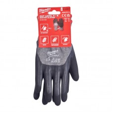 Перчатки рабочие зимние MILWAUKEE, с сопротивлением порезам 3/C уровня, размер 7/S, (72шт)