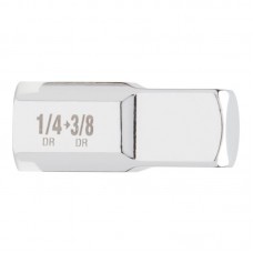 Переходник хромированный для головок MILWAUKEE, з 1/4'' на 3/8''