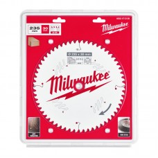 Диск пильный по дереву PFTE MILWAUKEE, Ø235х20х2,4мм, 60 зуб.