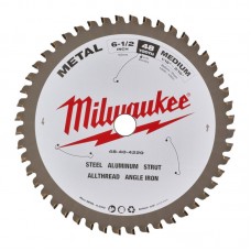 Диск пильный по металлу MILWAUKEE, Ø165х5/8''х1,6мм, 48 зуб.