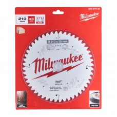 Диск пильний по дереву PFTE THIN KERF MILWAUKEE, Ø210х30х2, 8мм, 48 зуб.