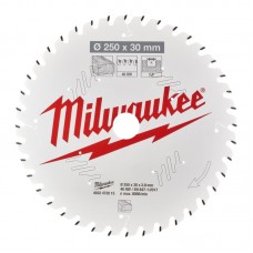 Диск пильный по дереву для торцевых пил PFTE MILWAUKEE, Ø250х30х2,8мм, 40 зуб.