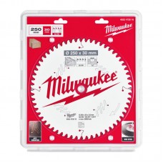 Диск пильный по дереву для торцевых пил PFTE MILWAUKEE, Ø250х30х2,8мм, 60 зуб.