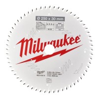 Диск пильный по дереву для торцевых пил PFTE MILWAUKEE, Ø250х30х2,8мм, 60 зуб.