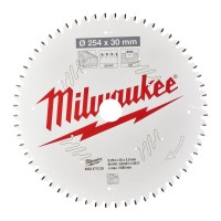 Диск пильный по дереву для торцевых пил PFTE MILWAUKEE, Ø254х30х3,0мм, 60 зуб.