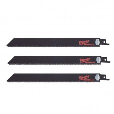 Полотно для сабельных пил Carbide Grit MILWAUKEE, 230мм, (3шт) (чугун, абразивные материалы)