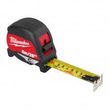 Рулетка магнитная MAGNETIC MILWAUKEE (Gen4),  8м/26фт (30мм)