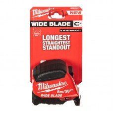 Рулетка магнитная WIDE BLADE MAGNETIC MILWAUKEE (Gen2), 8м/26фт (35мм)